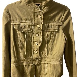 Tryst Cotton jacket and a nice green lots of detail would look good on anybody